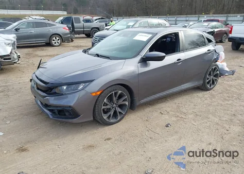 2020 Honda Civic Sport z USA, uszkodzony, nr VIN 2HGFC2F88LH561641